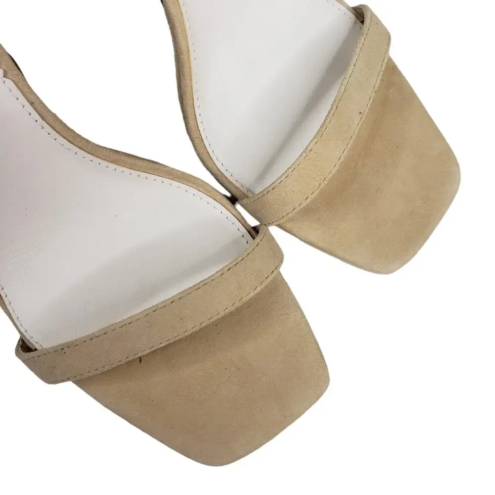 SARTO by Franco Sarto Womens 8.5 Dolores Ankle Strap Leather Sandal NEW - Picture 7 of 11